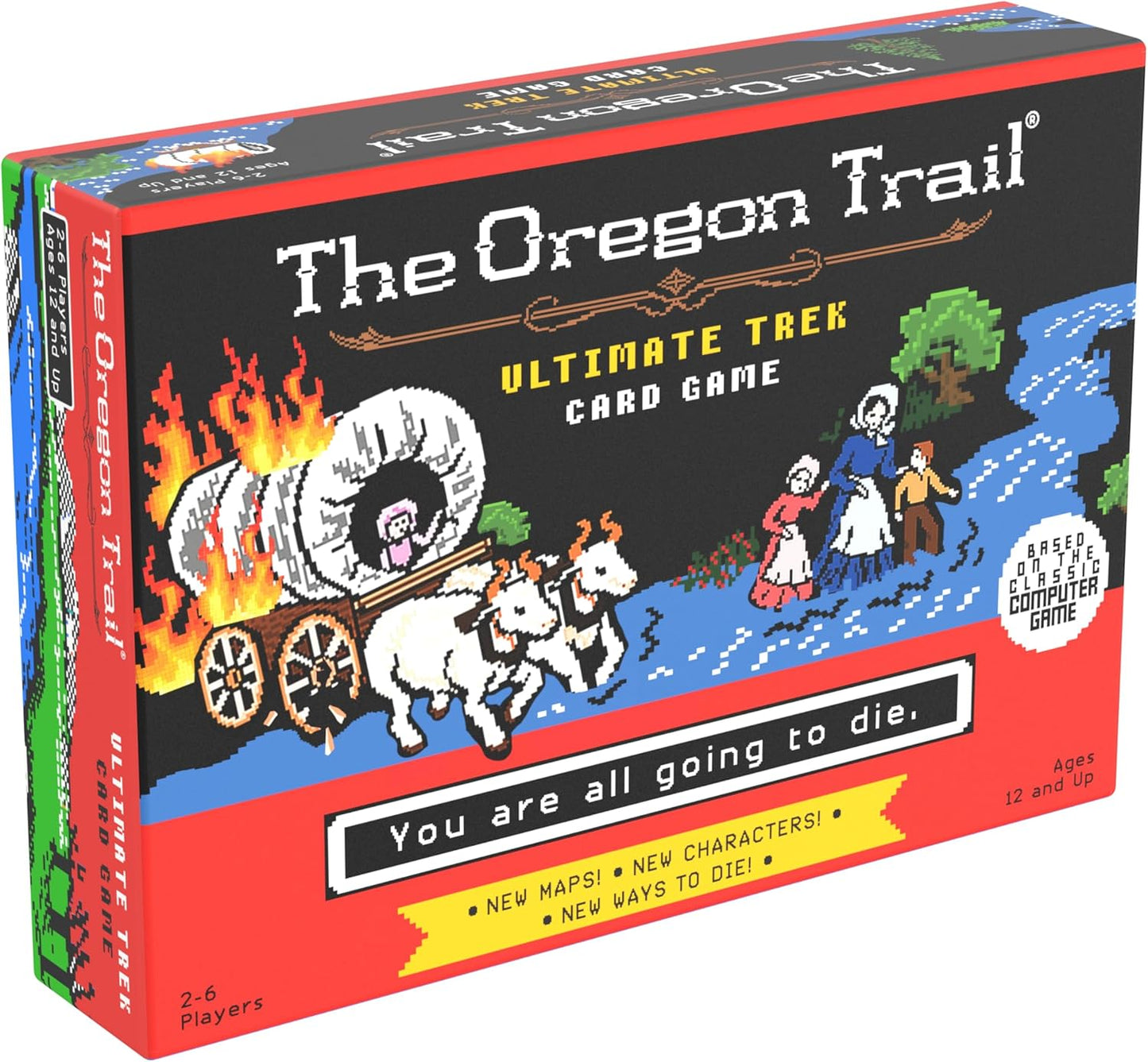 Goliath The Oregon Trail: Ultimate Trek Card Game | Based on The Classic Computer Game | New Maps and Characters | 2-6 Players, Ages 12+