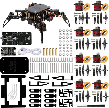 ACEBOTT Robotics for Kids Ages 12-16，Bionic Biped Robot Kit for Arduino ESP32, STEM Science Kits, Cool Engineering Building Toys, Science Coding Kit for 12+ Boys Girls Teens and Adults Unique Gifts