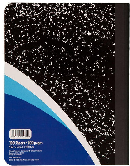 Mead Learn to Letter Writing Tablet, Handwriting Practice Pad Grades PK-1, 10" x 8", Solid & Dotted Raised Ruling, 40 Sheets, 4 Pack (480018)