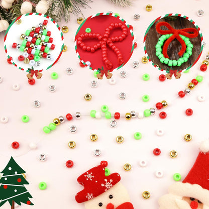 Red Pony Beads 1000Pcs 9mm Pony Beads Bulk Red Perler Beads for Friendship Bracelets Kandi Beads Hair Beads for Braids Beads for Crafts