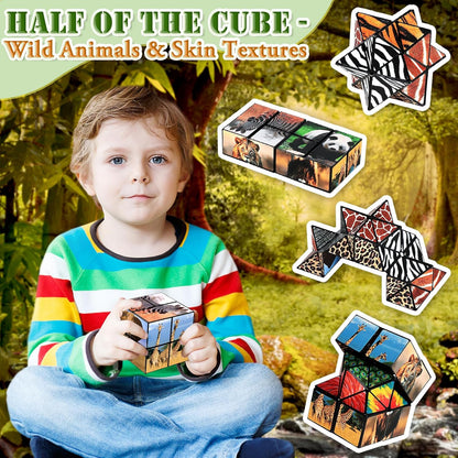 Star Cube Magic Cube Set, 2 in 1 Yoshimoto Cube for Kids and Adults, Toy for Boys and Girls Ages 8-12
