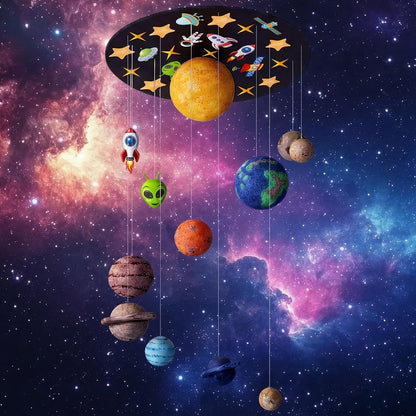 Novabright 87 Pcs Solar System Model Project Kit Include 16 Mixed Solar System Foam Balls 24 Pigment 4 Brushes DIY Polystyrene Spheres Balls for Outer Space Planet Foam Projects