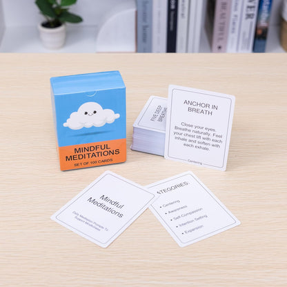 100 Mindfulness Conversation Cards for Kids - Enable Meaningful Conversations with Kids
