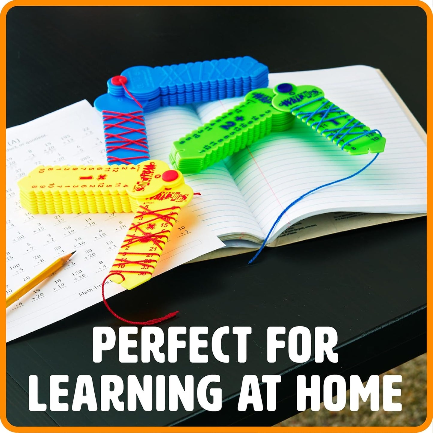 Learning Wrap-Ups Multiplication Keys - Self Correcting Math Tool for Kids Grade Level 2-6
