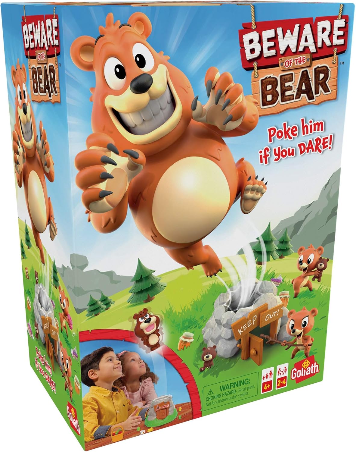 Goliath Beware of The Bear - Poke The Bear and Sneak The Goodies Before He Wakes Up Game by Goliath