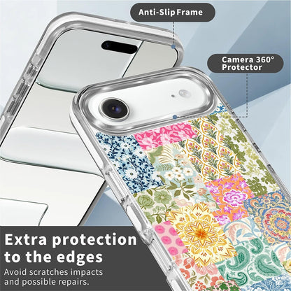 for iPhone 17 Pro Max Case [Compatible with Magsafe],Girls Women Clear Magnetic Case Silicone Shockproof Protective Cover with Pattern Colorful Motivational Letters