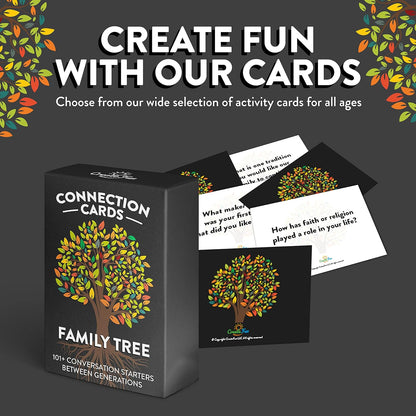 101 Conversation Cards for Kids - Family Question Games for Kids and Adults, Christmas Dinners, Game Nights, Holiday Gatherings & Gifts - Prompts for Confidence, Social Skills & Meaningful Connection