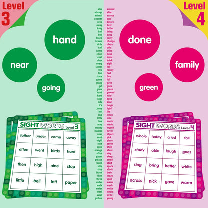 SpriteGru Multiplication & Division Bingo Game, 480 Math Problems, 2 Educational Math Board Game for Kindergarten and Preschool Kids 4-8, Perfect for Classroom & At Home (Up to 25 Players)
