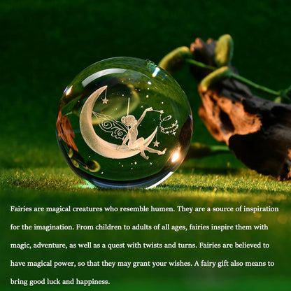 IFOLAINA 3D Solar System Crystal Ball Model Gift Space Astronomy Gift Planets Multicolor Universe Globe Ball Science Astrophysics Gift Night Light Kids Bedroom Adults Gift