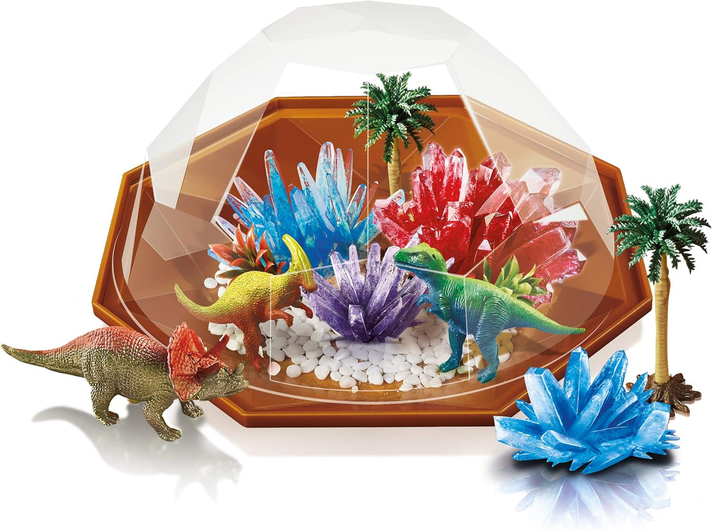 4M Glow Crystal Growing Kit - Grow a DIY Crystal Experiment Specimen, A Great Educational STEM Toys Crystal Making Gift for Kids & Teens, Boys & Girls