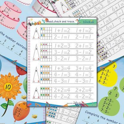 Magic Grooved Writing Practice for Kids, Trace Books for Kids Ages 3-5, 6-8, Handwriting Practice for kids 5-7, Teacher-Designed Reusable Magic Practice Copybook for Kids ages 3-8 (8.7×6.9in)