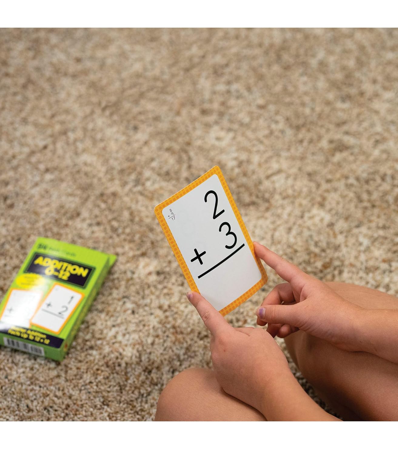 Carson Dellosa 54 Addition Flash Cards, All Facts for Adding Through 12, Flashcards for Ages 6 and Up, Kindergarten Learning Activities and Math Games for Kids 5-7