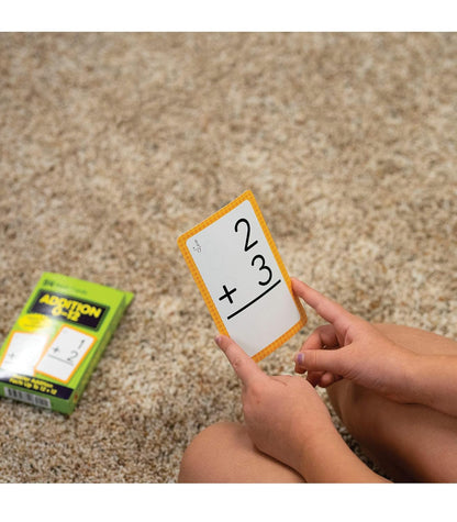 Carson Dellosa 54 Addition Flash Cards, All Facts for Adding Through 12, Flashcards for Ages 6 and Up, Kindergarten Learning Activities and Math Games for Kids 5-7