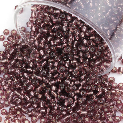 10100 Pcs Size 11/0 Glass Seed Beads, 2 mm Dark Green Small Mini Spacer Loose Pony Beads for Jewelry Making and DIY Crafts - Colors B