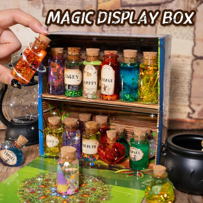 LDomet Science Magic Potions Kit for Kids, 20+ Potion Experiments Making, Fairy Magic Potions Craft Kit for Age 8-12, Creative Educational Birthday
