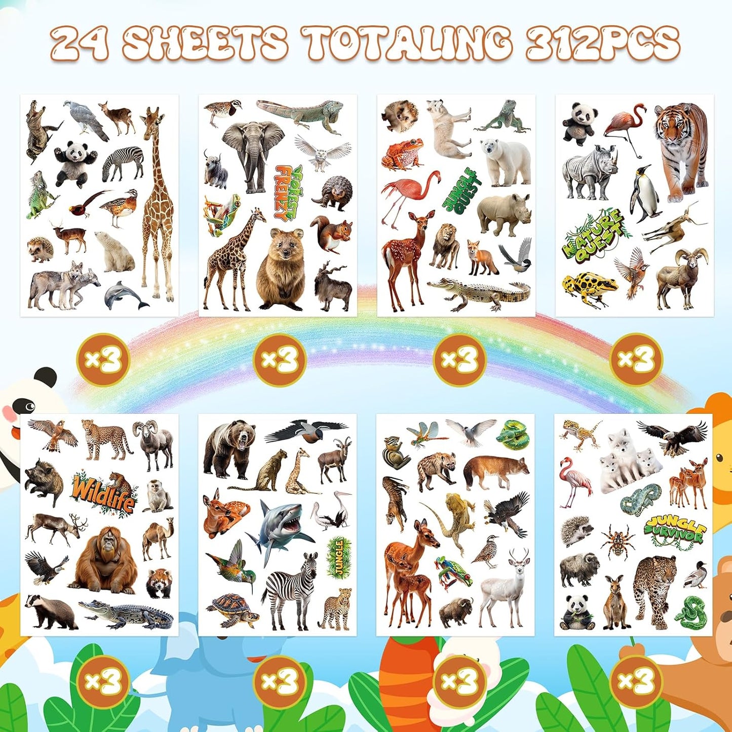 312 Pcs Science Stickers, Chemistry Biology Physics Laboratory Sticker Science Themed Stickers for Craft Supplies Classroom Rewards Party Decorations