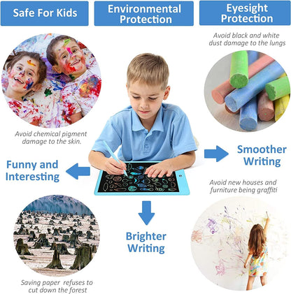 2 Pack LCD Writing Tablet for Kids Doodle Board 10 Inch, Electronic Drawing Tablet Drawing Pads, LEYAOYAO Drawing Board Learning Educational Toddler Toy - Gift for 3-6 Years Old Boys Girls