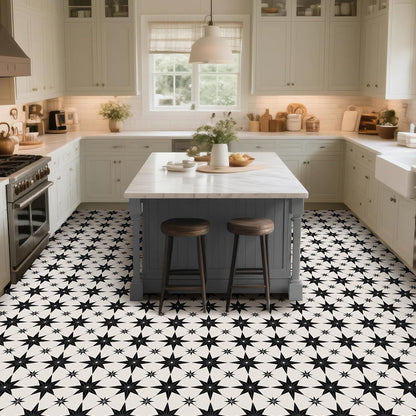 Peel and Stick Floor Tiles, Vinyl Flooring Waterproof for Bathroom Kitchen Bedrooms Living Room Fireplace Wall RV (10, White, 11.8" x 11.8")