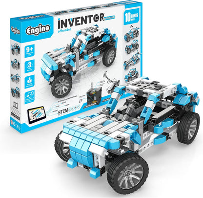 ENGINO- Inventor STEM Toys, Robotorized GinoBot, Construction Toys for Kids 9+, STEM Building Toys, STEM Projects, Gifts for Boys & Girls
