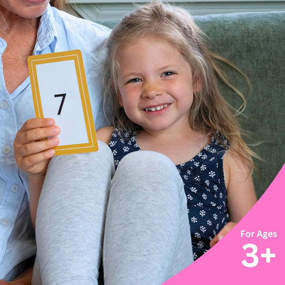 Number Flashcards | 54 Preschool & Kindergarten Counting Cards | Numbers & Math Symbols | Brainstrong Premium Flash Cards