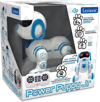Lexibook Power Puppy® Jr - My Little Robot Dog - Robot Dog with Sounds, Music, Light Effects - Barks and Walks Like a Real Dog, Toy for Boys and Girls - PUP01