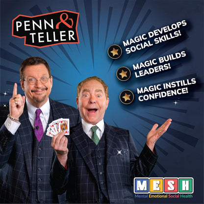 Abacus Brands Penn & Teller VR Magic Lab - Virtual Reality Kids Magic Book and Interactive STEM Learning Activity Set - for Ages 8 and Up