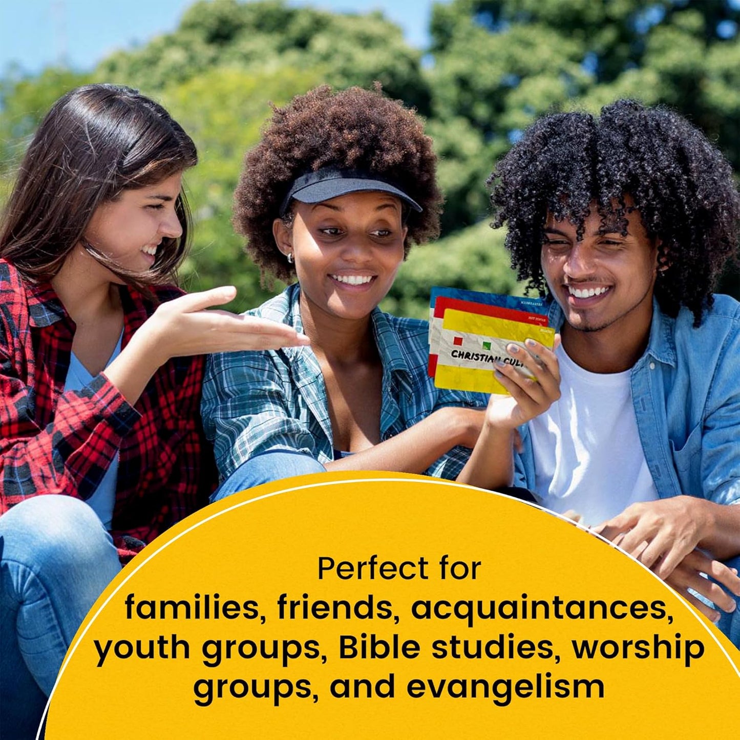 Kulture Games - Bible Conversation Cards for Kids - Christian Family Games - Faith Based Educational Card Games - Sunday School Christian - Gifts Learning - Ages 6+