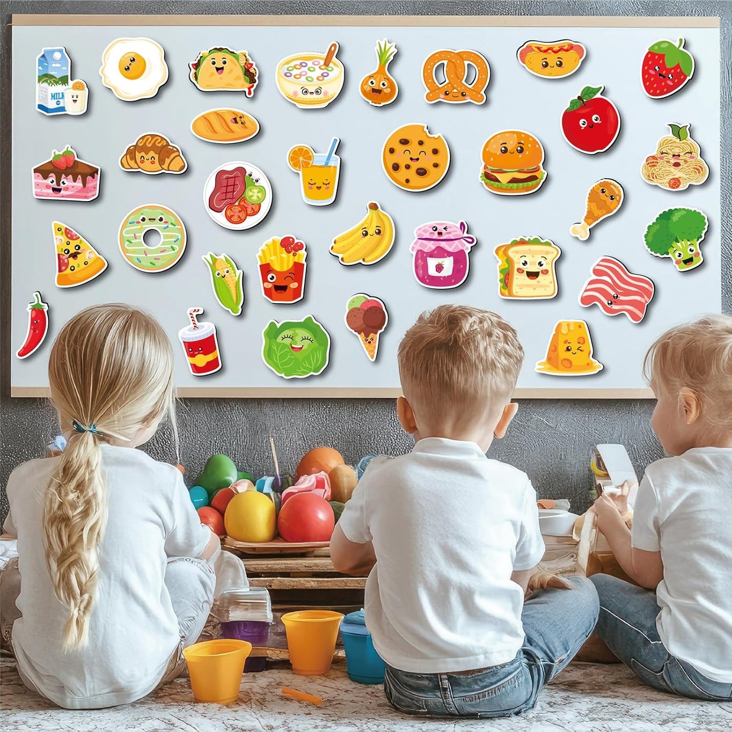 Magnetic Letters and Numbers for Fridge, Cute Colorful Animal Alphabet 26 Uppercase Letters 0-9 Numbers, Fridge Magnets Set for Learning Spelling Girls