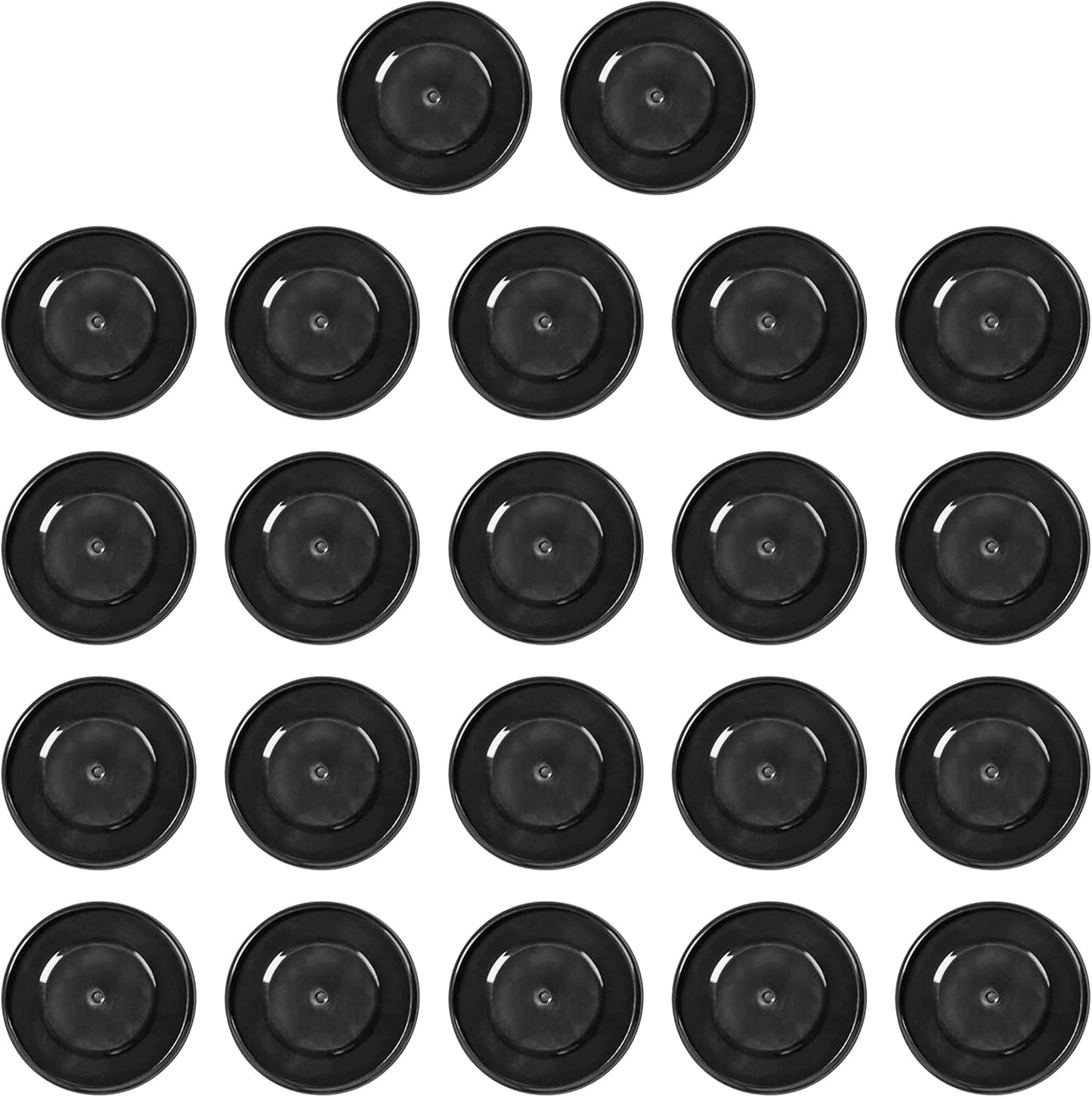 Levenger Circa Discs Binder Rings for Discbound Notebooks System, 22 Pack, Black, 2-Inch