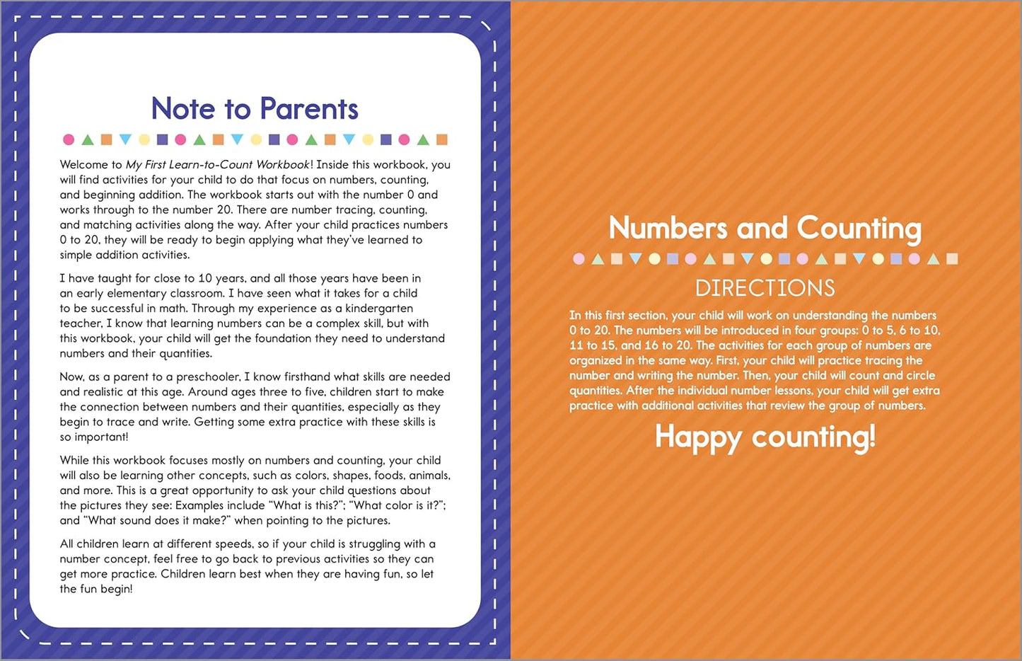My First Learn-to-Count Workbook: Practice for Kids with Pen Control, Counting Skills, Numbers, and More! (My First Preschool Skills Workbooks)
