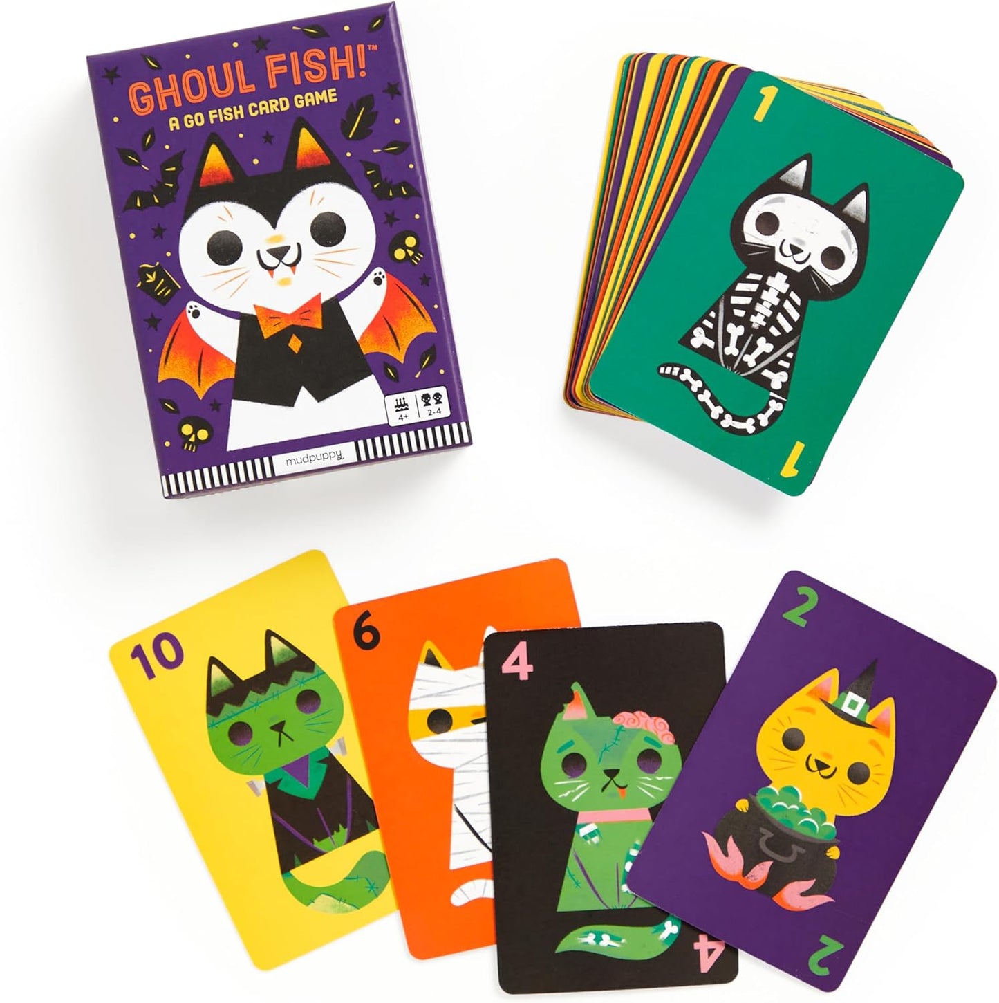 Mudpuppy Wild Unicorn! – Unicorn Version of Classic Kids Crazy 8's Card Game with Cute Illustrations of Unicorns for Children Ages 4 and Up, 2-4 Players