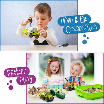 Kipipol Sensory bin - 29 pcs Ice Cream Toy Shop Play Sand Kit with 9 Ice Cream Sand Toys, 1.7 LB Moon Sand for Kids, Sandbox with A Lid - Pretend Play Sensory Toys for Girls and Boys Age 3-5 and Up