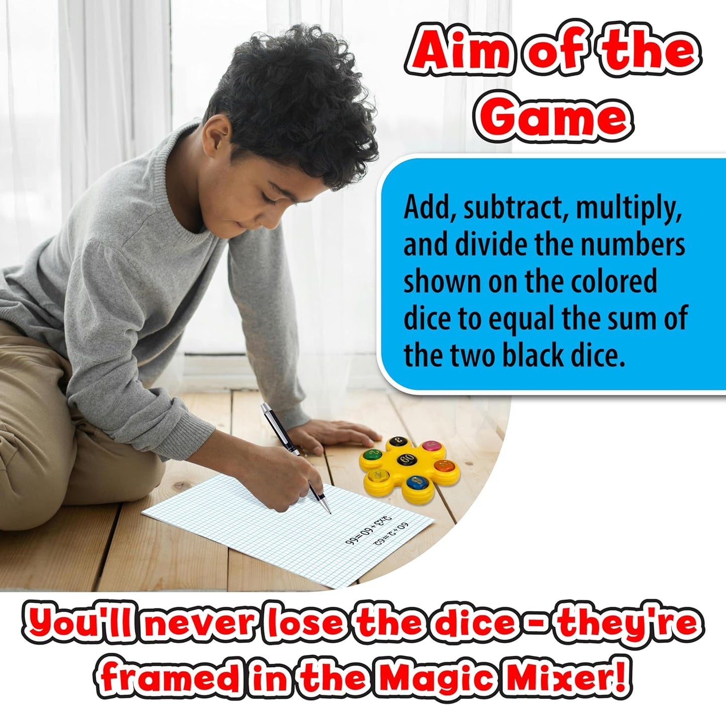 Small World Toys Multiplication Machine, Multiplication Game for Kids 3+, Kindergarten Math Learning & Education Toys, Montessori Math Manipulatives for Home School Classroom, Kids Learning Gift