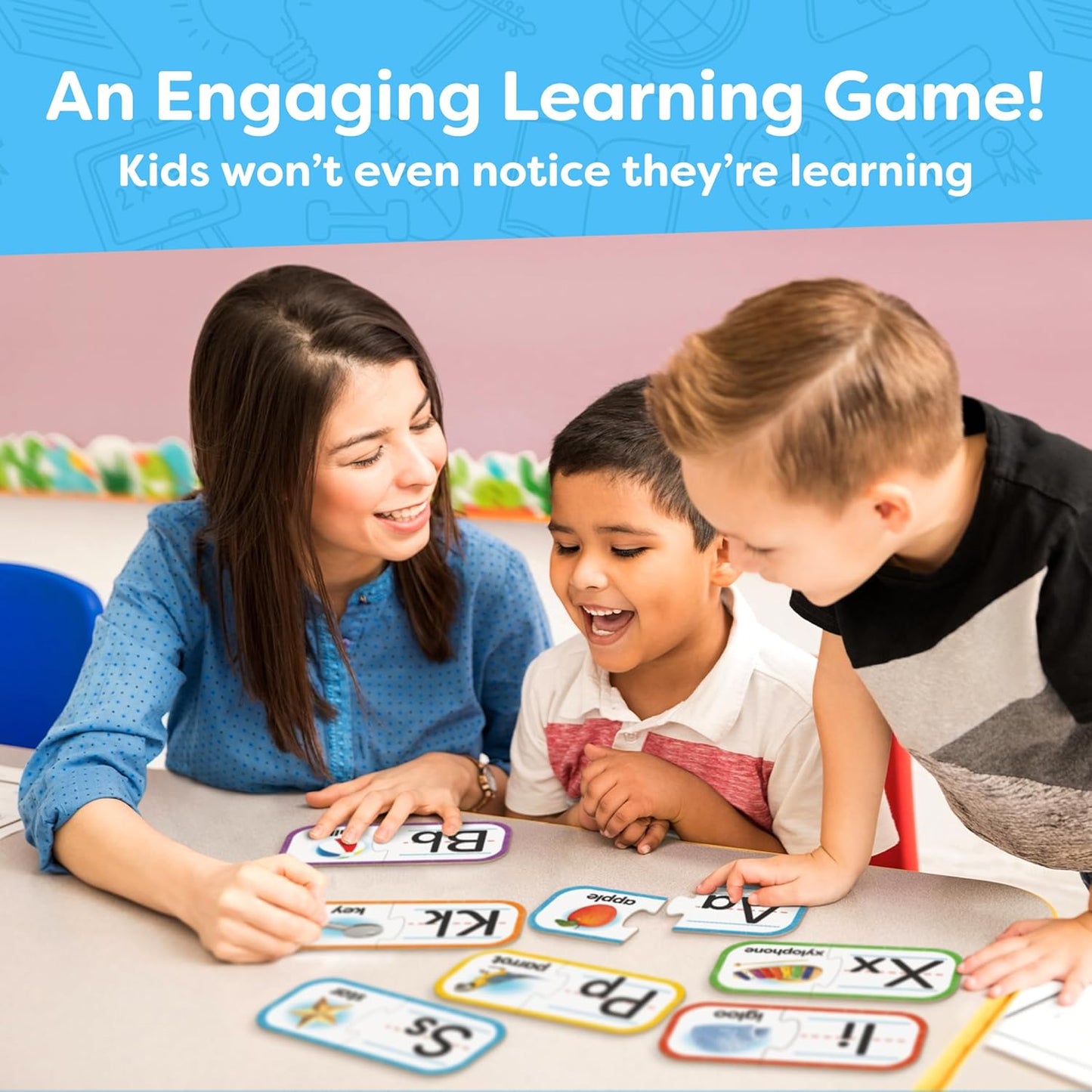Number Puzzle Kindergarten Math Games - Number Matching Puzzle - 20 Sets Learning Numbers Puzzles - Counting Toys for Toddlers Kids Ages 3-5 - Educational Toys Preschool Learning Activities