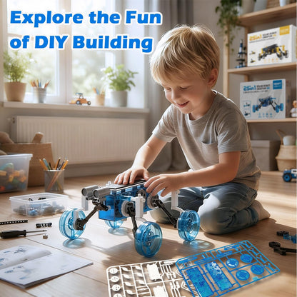 STEM 25-in-1 Education DIY Solar Power Toys for Boys Age 8-12, Science Kits Robots Toys for Ages 8-13, Building Toys Robotics Experiment Set Birthday Gifts for Kids 8 9 10 11 12 13 14+ Years Old