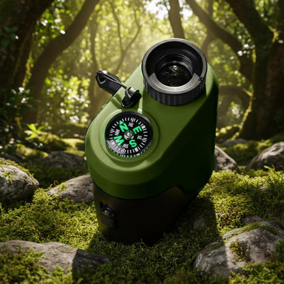 Compact Monocular for Kids with Compass,LED Signal Light, Telescope, Infrared Rays., Smaller Size Easier to Carry Around for Bird Watching Hunting Camping Hiking Sport Game Concerts