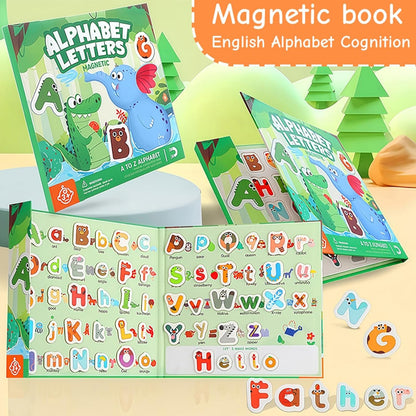 Magnetic Fraction Playbook & Fraction Manipulatives Set, Montessori Magnetic Fraction Book for Kids Grades K-3, Math Manipulatives with Fraction Tiles and Circles, Educational Fraction Games & Puzzle