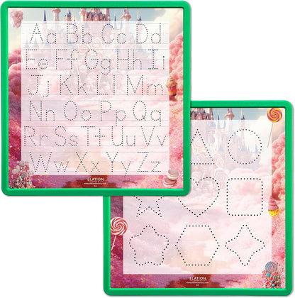 Kid's Name Tracing Board | Dry Erase Letter Tracing | Reusable Name Board | Alphabet Letters | Personalized | Candy Theme