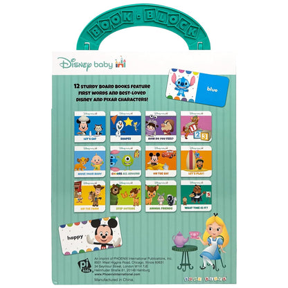 Disney Baby Mickey Mouse, Minnie, Toy Story and More! - My First Library 12 Board Book Set - First Words, Shapes, Numbers, and More! Baby Books - PI Kids