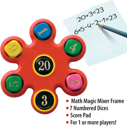 Small World Toys Multiplication Machine, Multiplication Game for Kids 3+, Kindergarten Math Learning & Education Toys, Montessori Math Manipulatives for Home School Classroom, Kids Learning Gift