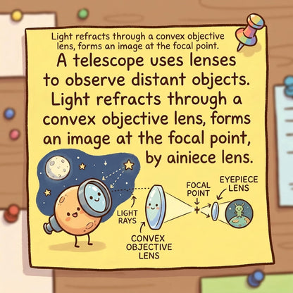 STEM Kids Binoculars - Build Your Own Functional Telescope Kit, Educational Science Toy for Children to Explore Astronomy & Optical Principles with Convex & Concave Lenses