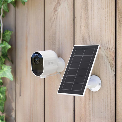 Arlo Solar Panel Charger (2021 Released) - Certified Accessory - Works with Arlo Pro 5S 2K, Pro 4, Pro 3, Floodlight, Ultra 2, and Ultra Cameras, Weather Resistant, Easy Install, Black - VMA5600B