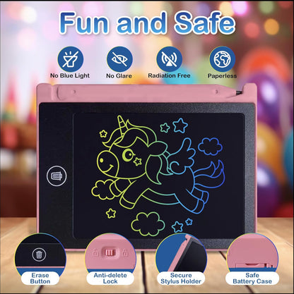 Party Favor Mini LCD Writing Tablet for Kids, 6 Pack – 4.5 Inch Mini Drawing Board. Fun and Educational for Kids that Sketch and Doodle. Perfect Goodie Bag and Gift Bag Filler, School Prize Or Gift