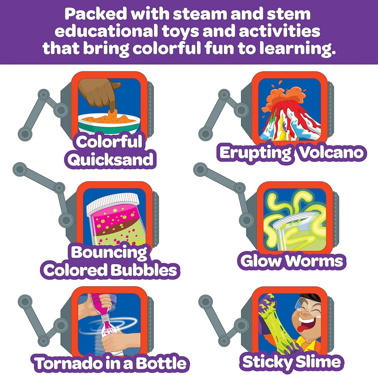 Crayola Color Chemistry Set (50 Experiments), Science Kit for Kids, STEM Toy for Kids, Gift for Boys & Girls, Ages 7, 8, 9