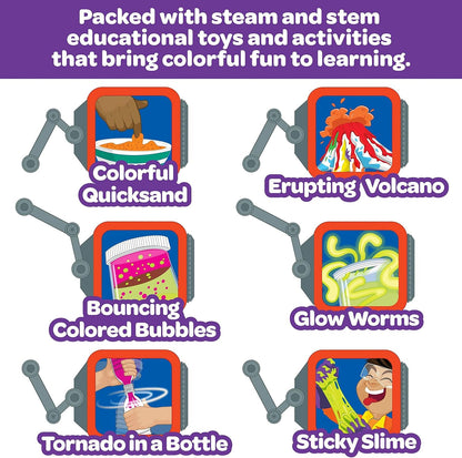 Crayola Color Chemistry Set (50 Experiments), Science Kit for Kids, STEM Toy for Kids, Gift for Boys & Girls, Ages 7, 8, 9