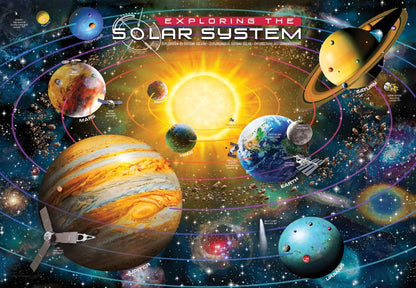 The Solar System 100 Piece Jigsaw Puzzle - Colors B