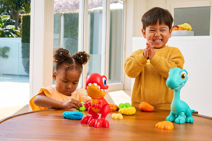 Smashers Junior Dino Dig Large Egg (Brontosaur) by ZURU 18+ Surprises Compounds Mold Dinosaur Preschool Toys Build Construct Sensory Play for Kids 18 Months - 3 Years