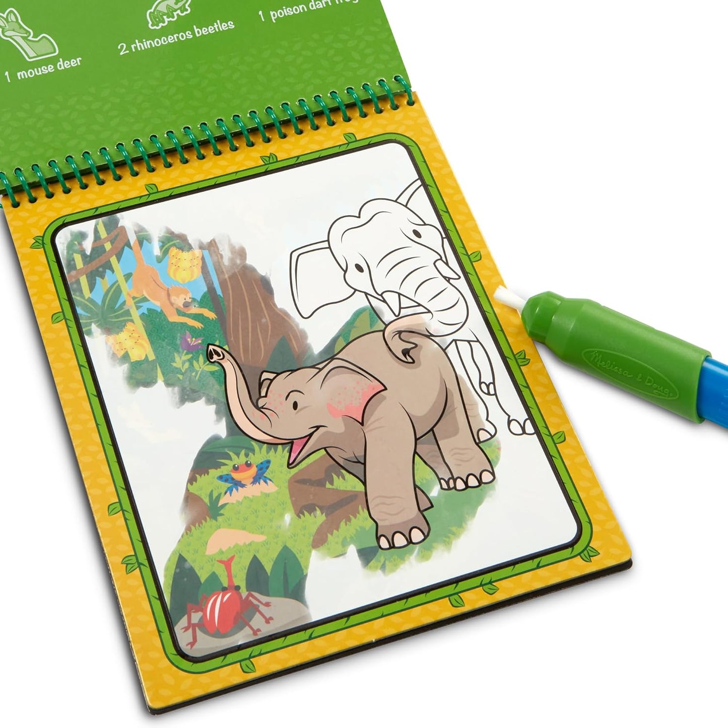 Melissa & Doug Water Wow! Reusable Water-Reveal Activity Pad 2-Pack - Vehicles, Animals Travel Toys, Party Favors, Mess Free Coloring Books for Kids Ages 3+ - FSC Certified