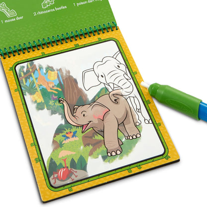 Melissa & Doug Water Wow! Reusable Water-Reveal Activity Pad 2-Pack - Vehicles, Animals Travel Toys, Party Favors, Mess Free Coloring Books for Kids Ages 3+ - FSC Certified