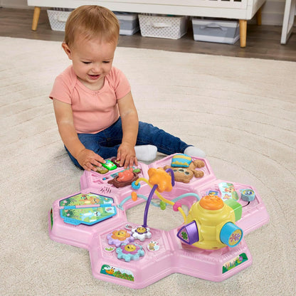 VTech Buzz and Learn Activity Table with Seven Interactive Play Zones, Blue